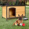 Wood Extreme Weather Resistant Pet Log Cabin - M