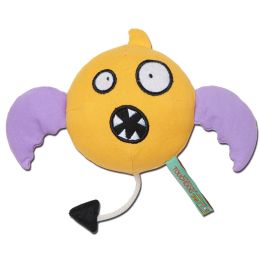 Touchdog Cartoon Flying Critter Monster Plush Dog Toy - Yellow