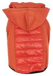 Pet Life 'Apex' Lightweight Hybrid 4-Season Stretch and Quick-Dry Dog Coat w/ Pop out Hood - Red - Small