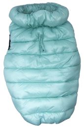 Pet Life 'Pursuit' Quilted Ultra-Plush Thermal Dog Jacket - Aqua - Large