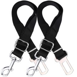 2 Pack Dog Harness Car SUV Seatbelt Connector Restrain Adjustable Tether For Pet - Default Title