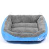 House Pet Soft Warm Kennel Dog Mat Blanke - Blue - M