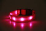 Led USB Recharge Strip Lights Neck Strap Luminous Collar Small And Large Dogs Cat Supplies - Blue