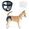 Dog Physiological Pants Pet Diaper Sanitary Underwear Washable For Puppy Small Middle Large Dog - Blue - M