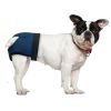 Dog Physiological Pants Pet Diaper Sanitary Underwear Washable For Puppy Small Middle Large Dog - Blue - L