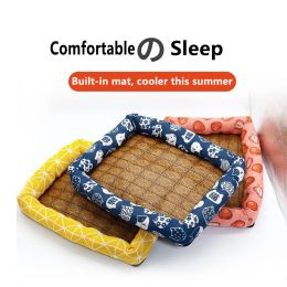 Four Seasons Universal Cool Pad Nest Large And Medium Dog Nest Cat Nest Washable Non-stick Hair Comfortable And Cool - cat - M