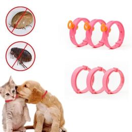 Pet Dog Cat Flea Adjustable Collar Effective Removal Of Flea Mite Lice Insecticide Mosquito Cat Mosquitoe Repellent Pet Collar - as the picture