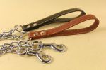 Dog Leash Dog Leash Dog Leash Anti-bite Chain Pet Product Dog Leash Metal Leash - brown - 2mm*120cm