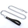 Dog Leash Dog Leash Dog Leash Anti-bite Chain Pet Product Dog Leash Metal Leash - brown - 4mm*120cm