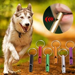 1 Pcs Pet Dog Training Whistle Dogs Puppy Sound Portable Flute Aluminum Alloy Pet Shop Dog Acessorios - as the picture