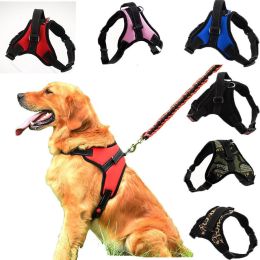 Dog Chest Harness Explosion-Proof Traction Rope For Medium and Large Dog Cat Lash Nylon Material Golden Retriever Pet Supplies - Red - S for 5-12kg