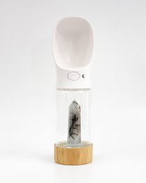 Urban Oasis - Crystal Infused Pet Water Bottle - Tourmaline Quartz