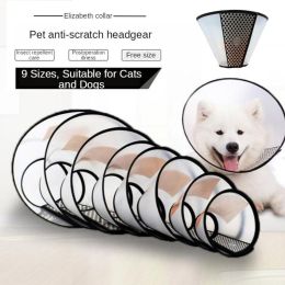 Pet Anti Bite Anti Grasping Large Anti Licking Collar Medical Recovery Cone Ring Pets Elizabethan Collar Healthy Pet Accessories - White - 7