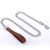 Dog Leash Dog Leash Dog Leash Anti-bite Chain Pet Product Dog Leash Metal Leash - brown - 4mm*120cm