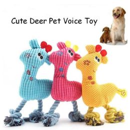 1Pcs Puppy Pet Toys for Small Dogs Fleece Resistance To Bite Dog Toy Teeth Cleaning Chew Training Toys Pet Supplies Puppy Dogs - Blue