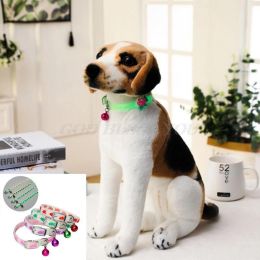 1 Pcs Pet Glowing Collars with Bells Glow At Night Dogs Cats Necklace Light Luminous Neck Ring Accessories - as the picture