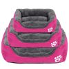 House Pet Soft Warm Kennel Dog Mat Blanke - Pink - S