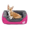 House Pet Soft Warm Kennel Dog Mat Blanke - Pink - S