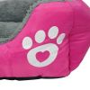 House Pet Soft Warm Kennel Dog Mat Blanke - Pink - M