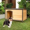 Wood Extreme Weather Resistant Pet Log Cabin - M